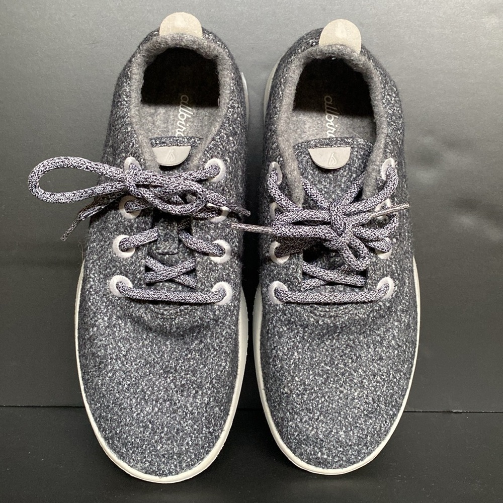 Allbirds Women's Merino Wool Lace Runners Sneakers Gray Sz 8M